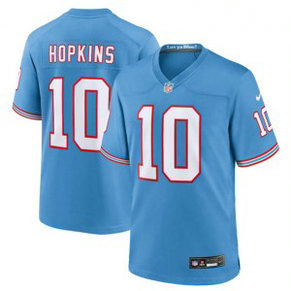 Nike Titans 10 DeAndre Hopkins Light Blue 2023 F.U.S.E. Vapor Limited Throwback Men Jersey Nike Titans 10 DeAndre Hopkins Light Blue 2023 F.U.S.E. Vapor Limited Throwback Men Jersey