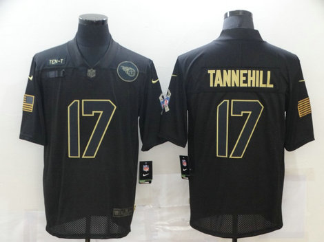 Nike Titans 17 Ryan Tannehill Black 2020 Salute To Service Limited Jersey Nike Titans 17 Ryan Tannehill Black 2020 Salute To Service Limited Jersey