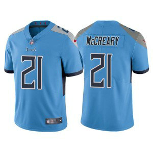 Nike Titans 21 Roger McCreary Light Blue 2022 NFL Draft Vapor Untouchable Limited Men Jersey Nike Titans 21 Roger McCreary Light Blue 2022 NFL Draft Vapor Untouchable Limited Men Jersey