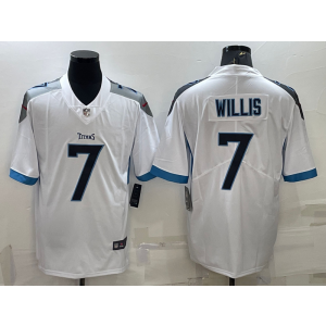 Nike Titans 7 Malik Willis White 2022 NFL Draft Vapor Untouchable Limited Men Jersey Nike Titans 7 Malik Willis White 2022 NFL Draft Vapor Untouchable Limited Men Jersey