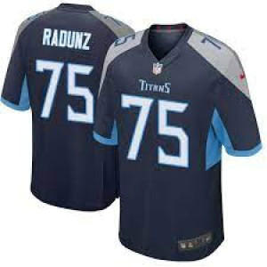 Nike Titans 75 Dillon Radunz Blue Vapor Untouchable Limited Men Jersey Nike Titans 75 Dillon Radunz Blue Vapor Untouchable Limited Men Jersey