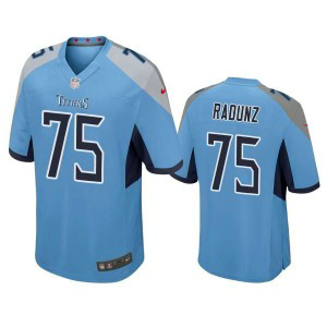 Nike Titans 75 Dillon Radunz Light Blue Vapor Untouchable Limited Men Jersey Nike Titans 75 Dillon Radunz Light Blue Vapor Untouchable Limited Men Jersey