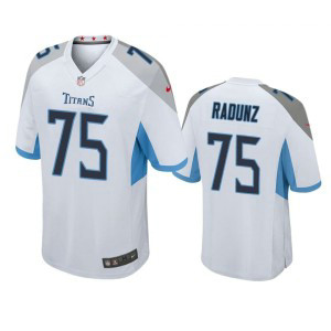 Nike Titans 75 Dillon Radunz White Vapor Untouchable Limited Men Jersey Nike Titans 75 Dillon Radunz White Vapor Untouchable Limited Men Jersey