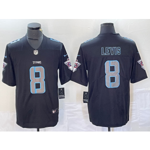 Nike Titans 8 Levis Black Impact Vapor Limited Men Jersey Nike Titans 8 Levis Black Impact Vapor Limited Men Jersey
