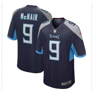 Nike Titans 9 Mcnair Navy Vapor Untouchable Limited Men Jersey