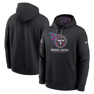 Nike Titans Black 2024 Crucial Catch Club Pullover Hoodie