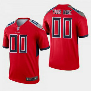 Nike Titans Customized Red Inverted Legend Men Jersey Nike Titans Customized Red Inverted Legend Men Jersey