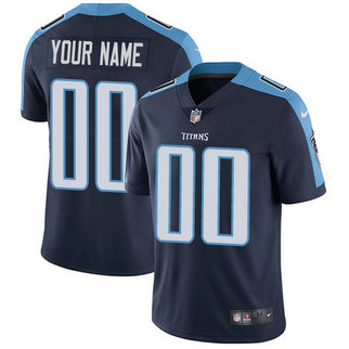 Nike Titans Navy Men's Customized Vapor Untouchable Player Limited Jersey Nike Titans Navy Men's Customized Vapor Untouchable Player Limited Jersey