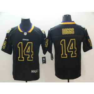 Nike Vikings 14 Stefon Diggs Black Shadow Legend Limited Men Jersey Nike Vikings 14 Stefon Diggs Black Shadow Legend Limited Men Jersey
