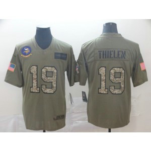 Nike Vikings 19 Adam Thielen 2019 Olive Camo Salute To Service Limited Men Jersey Nike Vikings 19 Adam Thielen 2019 Olive Camo Salute To Service Limited Men Jersey