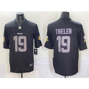 Nike Vikings 19 Adam Thielen Black Vapor Limited Men Jersey