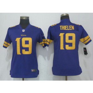 Nike Vikings 19 Adam Thielen Purple Color Rush Limited Women Jersey Nike Vikings 19 Adam Thielen Purple Color Rush Limited Women Jersey
