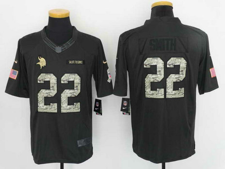 Nike Vikings 22 Harrison Smith Anthracite Salute To Service Limited Jersey Nike Vikings 22 Harrison Smith Anthracite Salute To Service Limited Jersey