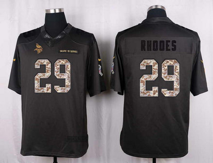 Nike Vikings 29 Xavier Rhodes Anthracite Salute To Service Limited Jersey Nike Vikings 29 Xavier Rhodes Anthracite Salute To Service Limited Jersey
