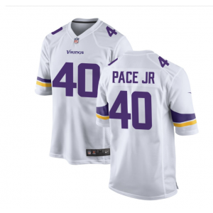 Nike Vikings 40 Pace JR White Vapor Untouchable Limited Men Jersey Nike Vikings 40 Pace JR White Vapor Untouchable Limited Men Jersey