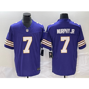 Nike Vikings 7 Murphy Jr Purple 2023 F.U.S.E Vapor Limited Men Jersey Nike Vikings 7 Murphy Jr Purple 2023 F.U.S.E Vapor Limited Men Jersey