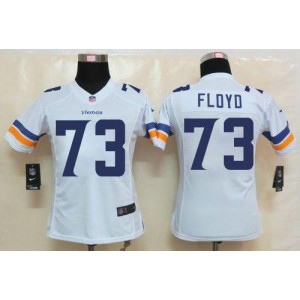Nike Vikings 73 Sharrif Floyd White Women NFL Jersey Nike Vikings 73 Sharrif Floyd White Women NFL Jersey