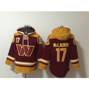 Nike Washington Commanders 17 Terry McLaurin Burgundy Ageless Must-Have Lace-Up Pullover Hoodie Nike Washington Commanders 17 Terry McLaurin Burgundy Ageless Must-Have Lace-Up Pullover Hoodie