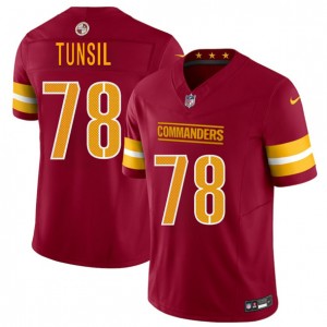 Nike Washington Commanders 78 Laremy Tunsil Burgundy F.U.S.E. Vapor Limited Men Jersey