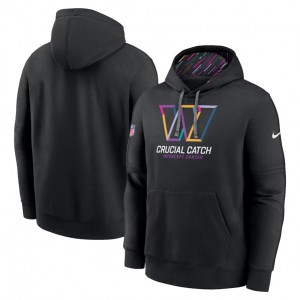 Nike Washington Commanders Black 2024 Crucial Catch Club Pullover Hoodie Nike Washington Commanders Black 2024 Crucial Catch Club Pullover Hoodie