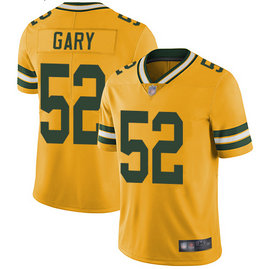 Packers #52 Rashan Gary Yellow Men's Stitched Football Limited Rush Jersey Packers #52 Rashan Gary Yellow Men's Stitched Football Limited Rush Jersey