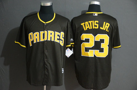 Padres 23 Fernando Tatis Jr. Black Cool Base Jersey Padres 23 Fernando Tatis Jr. Black Cool Base Jersey