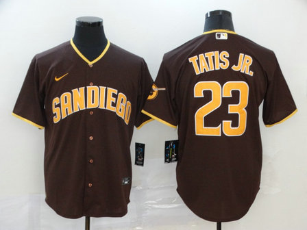 Padres 23 Fernando Tatis Jr. Brown Nike 2020 Cool Base Jersey Padres 23 Fernando Tatis Jr. Brown Nike 2020 Cool Base Jersey