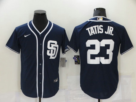 Padres 23 Fernando Tatis Jr. Navy Nike Cool Base Jersey Padres 23 Fernando Tatis Jr. Navy Nike Cool Base Jersey
