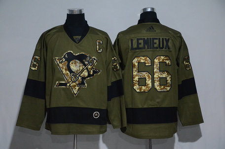 Penguins 66 Mario Lemieux Olive Adidas Jersey Penguins 66 Mario Lemieux Olive Adidas Jersey