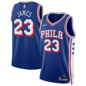 Philadelphia 76ers #23 LeBron James blue jerseys