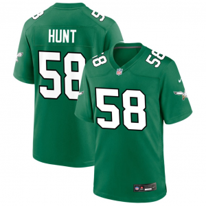 Philadelphia Eagles 58 Hunt Kelly Green Vapor Limited Men Jersey