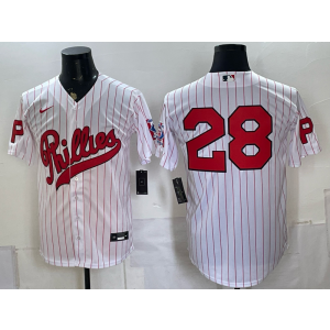 Philadelphia Phillies 28 Alec Bohm White Throwback Men Jersey Philadelphia Phillies 28 Alec Bohm White Throwback Men Jersey