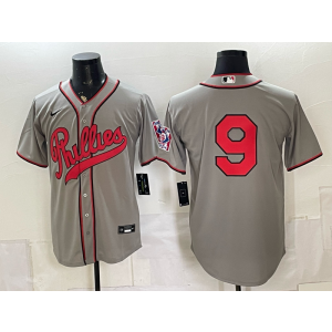 Philadelphia Phillies 9 Merrifield Grey Throwback Men Jersey Philadelphia Phillies 9 Merrifield Grey Throwback Men Jersey