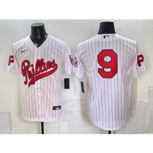 Philadelphia Phillies 9 Merrifield White Throwback Men Jersey Philadelphia Phillies 9 Merrifield White Throwback Men Jersey