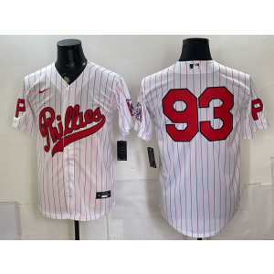 Philadelphia Phillies 93 Elwell White Throwback Men Jersey Philadelphia Phillies 93 Elwell White Throwback Men Jersey