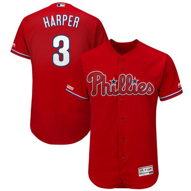 Phillies 3 Bryce Harper Scarl 150th Patch Flexbase Collection Phillies 3 Bryce Harper Scarl 150th Patch Flexbase Collection