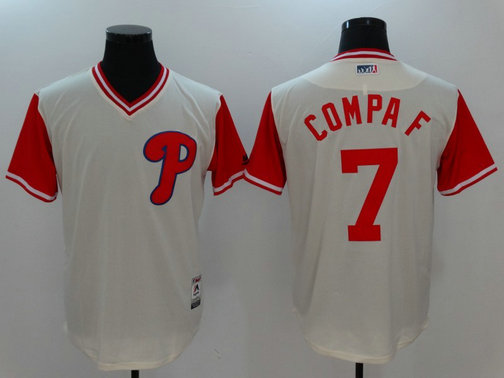 Phillies 7 Maikel Franco Compa F Majestic Tan 2017 Players Weekend Jersey Phillies 7 Maikel Franco Compa F Majestic Tan 2017 Players Weekend Jersey