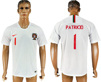 Portugal 1 PATRICIO Away 2018 FIFA World Cup Thailand Soccer Jersey Portugal 1 PATRICIO Away 2018 FIFA World Cup Thailand Soccer Jersey
