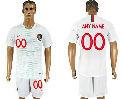 Portugal Away 2018 FIFA World Cup Men's Customized Jersey Portugal Away 2018 FIFA World Cup Men's Customized Jersey