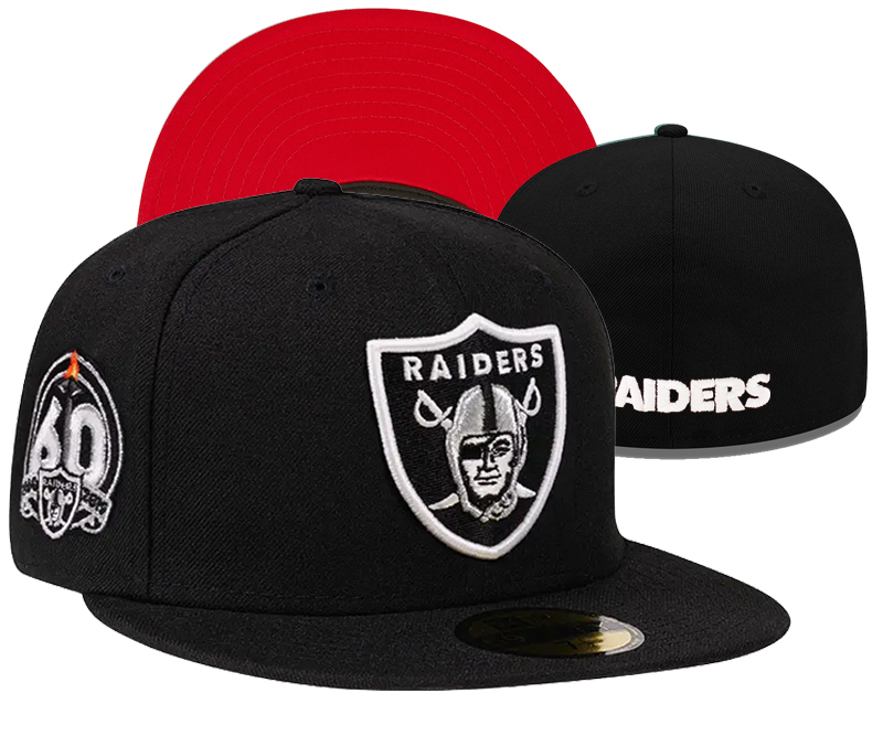 Raiders black caps nt 6