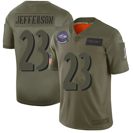 Ravens #23 Tony Jefferson Camo Men's Stitched Football Limited 2019 Salute To Service Jersey Ravens #23 Tony Jefferson Camo Men's Stitched Football Limited 2019 Salute To Service Jersey