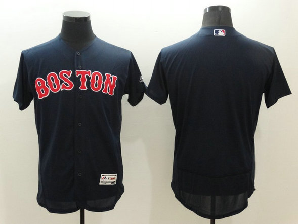 Red Sox Blank Navy Flexbase MLB Jersey