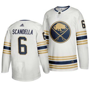 Sabres 6 Marco Scandella White 50th anniversary Adidas Men Jersey Sabres 6 Marco Scandella White 50th anniversary Adidas Men Jersey