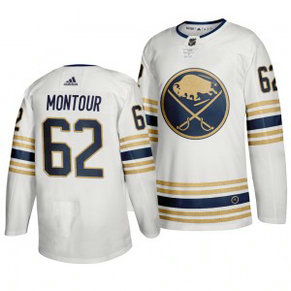 Sabres 62 Brandon Montour White 50th anniversary Adidas Men Jersey Sabres 62 Brandon Montour White 50th anniversary Adidas Men Jersey