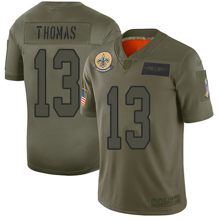 Saints #13 Michael Thomas Camo Men's Stitched Football Limited 2019 Salute To Service Jersey Saints #13 Michael Thomas Camo Men's Stitched Football Limited 2019 Salute To Service Jersey