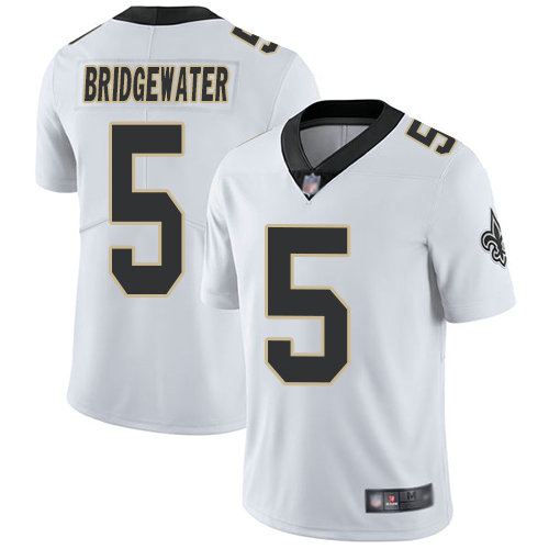 Saints #5 Teddy Bridgewater White Men's Stitched Football Vapor Untouchable Limited Jersey Saints #5 Teddy Bridgewater White Men's Stitched Football Vapor Untouchable Limited Jersey
