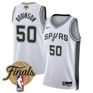 San Antonio Spurs 50 David Robinson White 2026 Finals Men Jersey