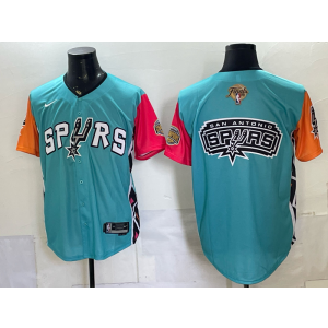 San Antonio Spurs Green Finals Baseball Logo Vapor Limited Men Jersey San Antonio Spurs Green Finals Baseball Logo Vapor Limited Men Jersey