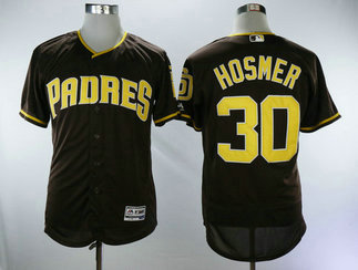 San Diego Padres #30 Eric Hosmer Brown Men's Flexbase Authentic Collection Stitched Baseball Jersey San Diego Padres #30 Eric Hosmer Brown Men's Flexbase Authentic Collection Stitched Baseball Jersey