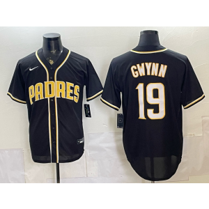 San Diego Padres 19 Tony Gwynn 2026 Black Out Cool Base Men Jersey San Diego Padres 19 Tony Gwynn 2026 Black Out Cool Base Men Jersey